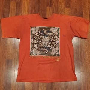Authentic Australian Art T-shirt Size Medium